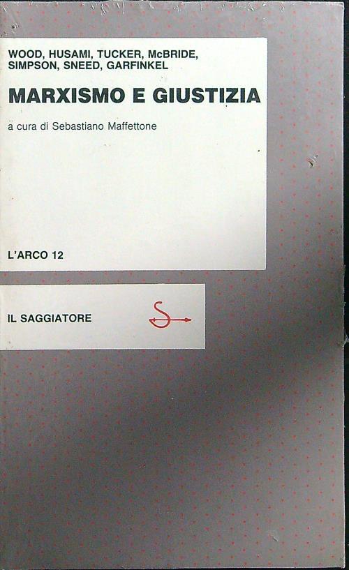 Marxismo e giustizia - copertina