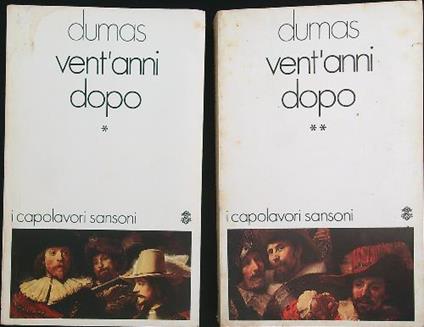 Vent'anni dopo 2 vv - Dumas  - copertina