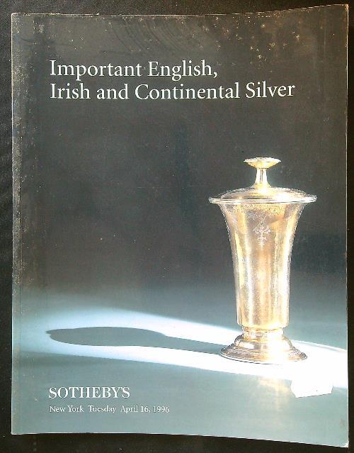 Sotheby's Sale 6832 New York April 16, 1996 - copertina