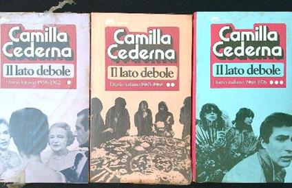 Il lato debole 3 vv. - Camilla Cederna - copertina