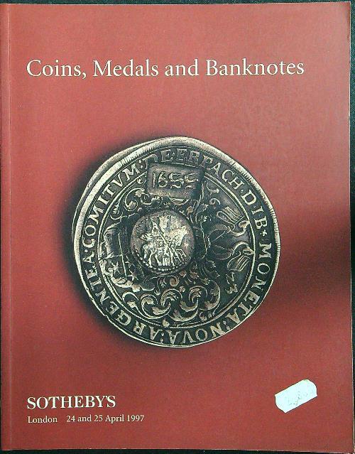 Coins, Medals and banknotes april 1997 - copertina