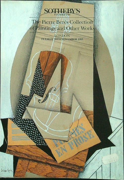 The Pierre Beres collection of paintings and other works