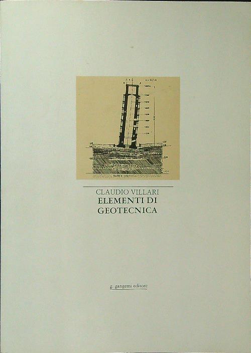 Elementi di geotecnica - Claudio Villari - copertina