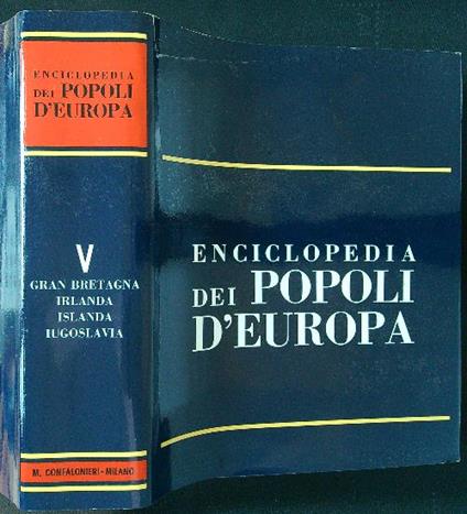 Enciclopedia dei popoli d'Europa vol. 5 - Luciano Di Bona - copertina