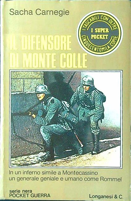Il difensore di Monte Colle - Sacha Carnegie - copertina