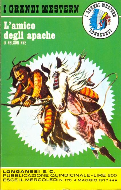 L' amico degli Apache - Nelson Nye - copertina