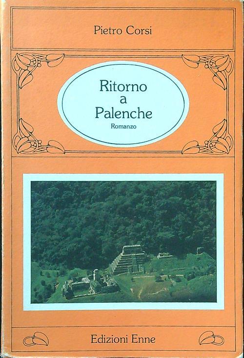 Ritorno a Palenche - Pietro Corsi - copertina