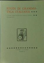 Studi di grammatica italiana vol. XVI