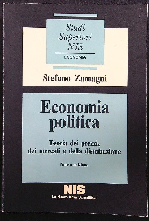 Economia politica - Stefano Zamagni - copertina