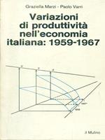 Variazioni di produttività nell'economia italiana: 1959-1967