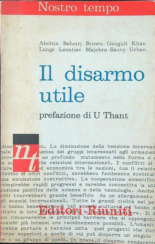Il disarmo utile