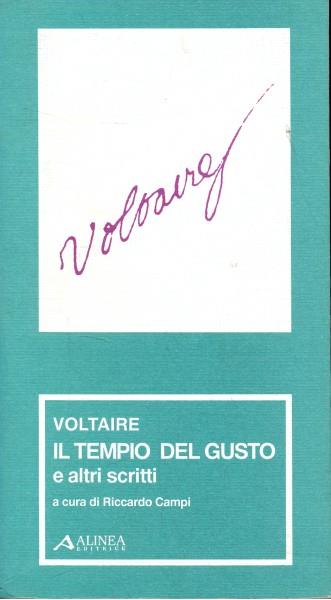 Il tempio del gusto e altri scritti - Voltaire - copertina