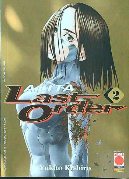 Alita Last Order vol. 2 - Yukito Kishiro - copertina