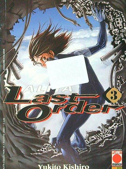 Alita Last Order vol. 3 - Yukito Kishiro - copertina