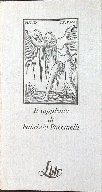 Il supplente - Fabrizio Puccinelli - copertina