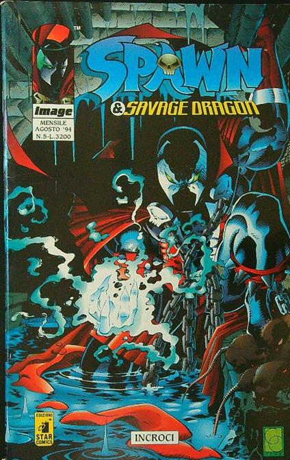 Spawn e Savage Dragon n. 5/agosto 1994 - copertina