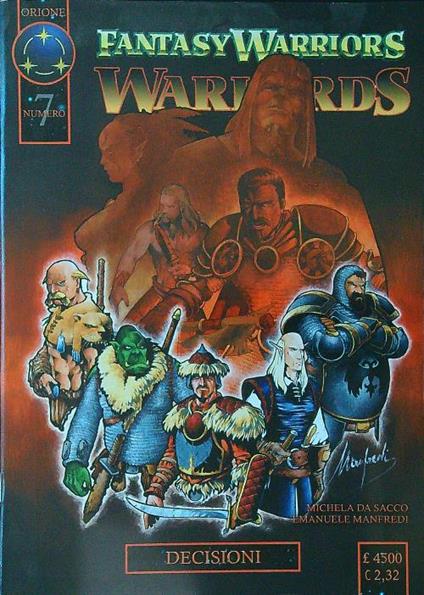 Fantasy Warriors Warlords n. 7: decisioni - copertina