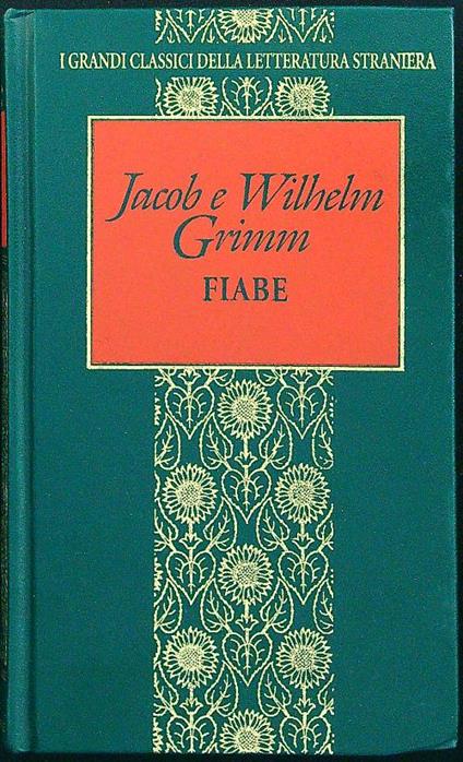 Fiabe - Jacob e Wilhelm Grimm - copertina
