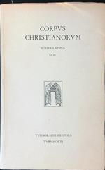 Corpus Christianorum 92. Primasius hadrumetinus. Commentarius in Apocalypsin