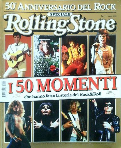 Speciale Rolling Stone Magazine N. 1, I 50 momenti - copertina