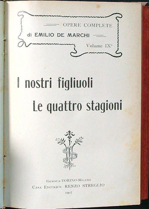I nostri figliuoli - Le quattro stagioni