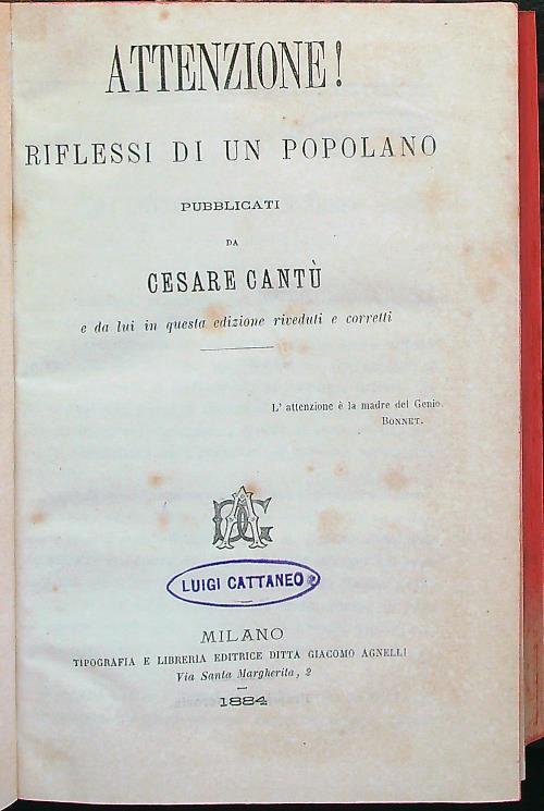 Attenzione! Riflessi di un popolano