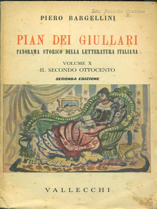 Pian dei giullari volume X - Piero Bargellini - copertina