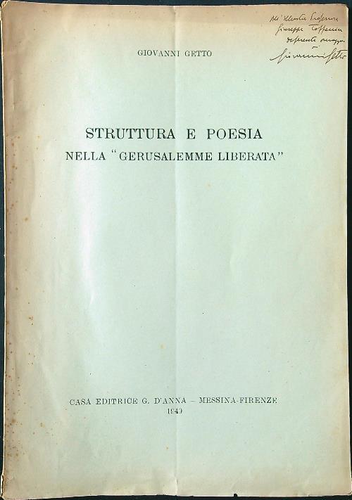 Struttura e poesia nella Gerusalemme liberata