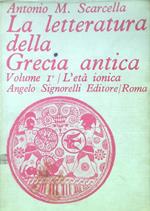 La letteratura della Grecia antica. Volume I/L'età ionica