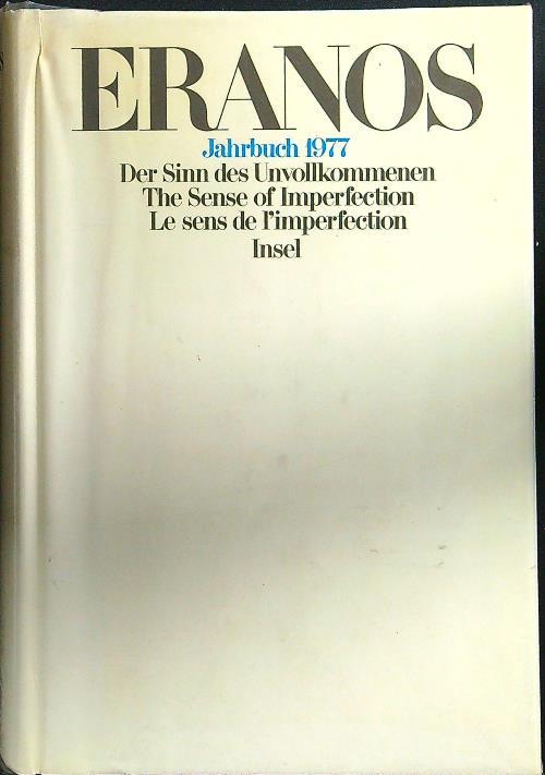 Eranos 1977 volume 46 - copertina