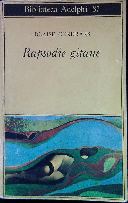 Rapsodie gitane - Blaise Cendrars - copertina