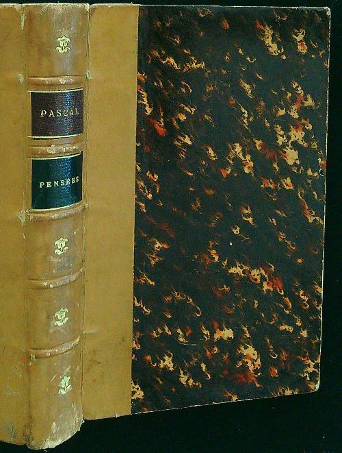Pensees de Pascal sur la religion - Pascal - copertina