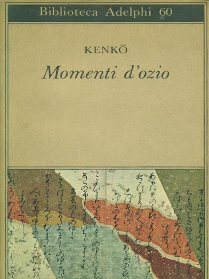 Momenti d'ozio - Kenko - copertina