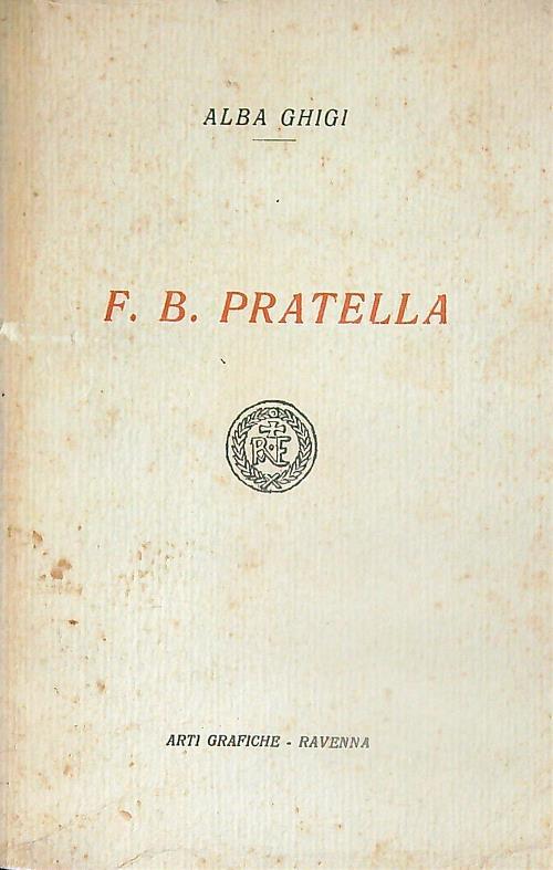 F. B. Pratella - Alba Ghigi - copertina