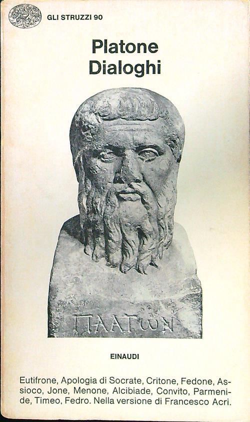 Dialoghi - Platone - copertina