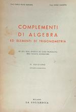 Complementi di algebra ed elementi di trigonometria