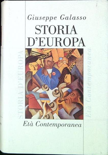 Storia d'Europa 3. Età Contemporanea - Giuseppe Galasso - copertina