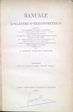 Manuale logaritmico-trigonometrico