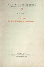 Studies in the Italian Reinassance