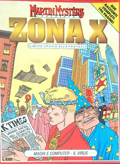Zona X n.4 - Maghi e computer - Il virus - Alfredo Castelli - copertina