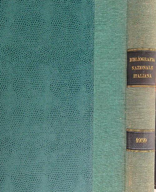 Bibliografia nazionale italiana 1959