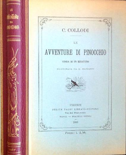Le Avventure di Pinocchio - Carlo Collodi - copertina