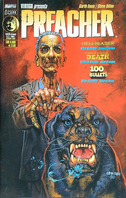 Preacher 3/ ottobre 2000 - Garth Ennis - copertina