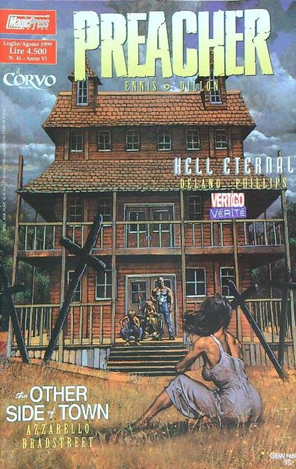 Preacher 41/ Luglio-Agosto 1999 - Ennis - copertina