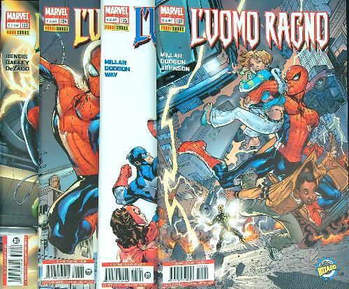 L' uomo ragno dal n. 133 al n. 136 - copertina
