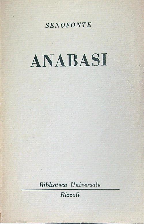 Anabasi - Senofonte - copertina