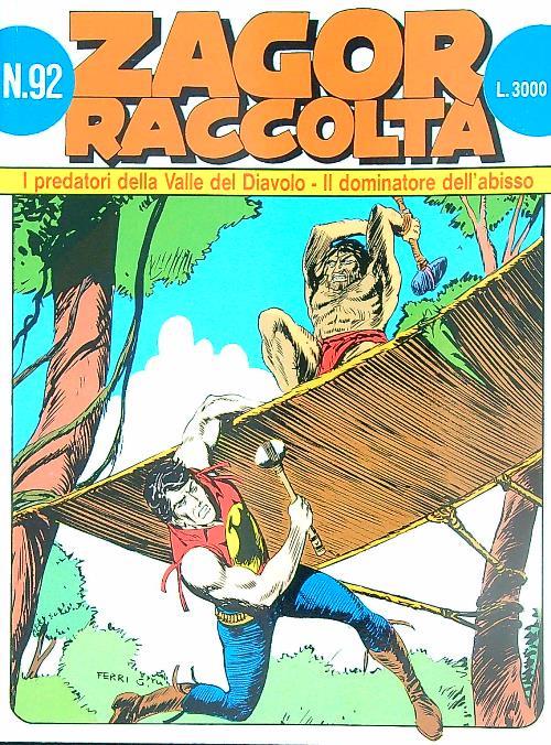 Zagor raccolta 92 - copertina