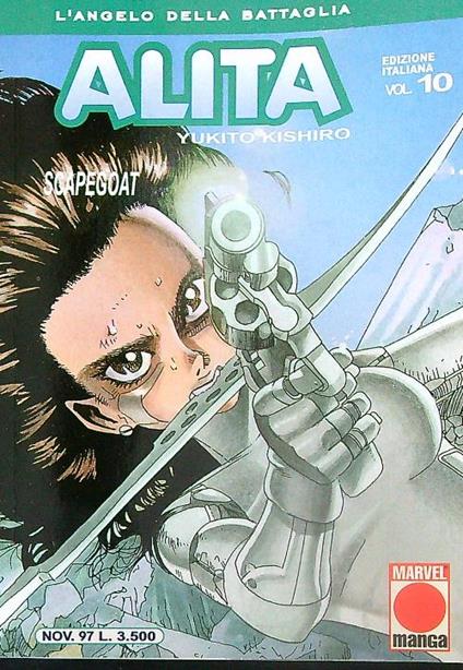 Alita 10 - Yukito Kishiro - copertina