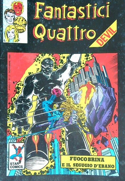 Fantastici quattro dal n. 2 al n. 20 1989-1990 - copertina