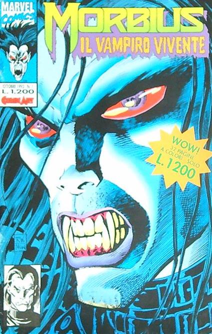 Marvel comics 1/ ott 93 Morbius Il vampiro vivente - copertina